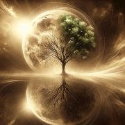 A thoughtful and evocative sepia-toned image that captures the themes of hope, reflection, and the global challenges we face. The composition features copy